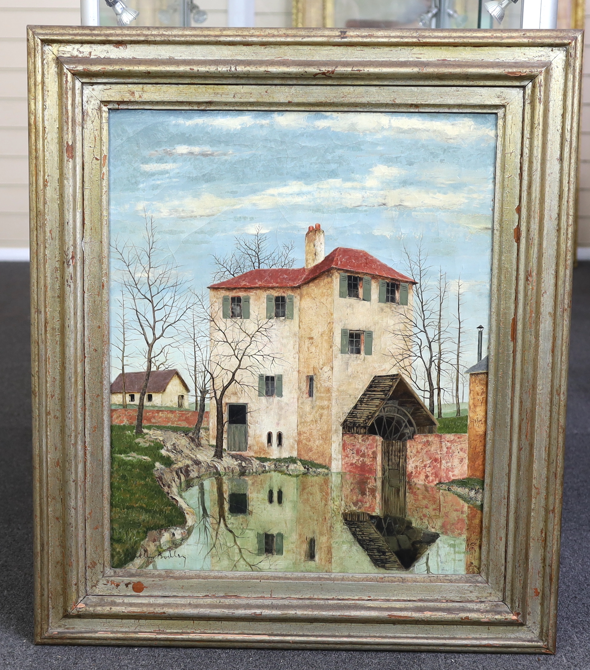 Josselin Reginald Courtenay Bodley (British 1893-1974), Watermill in France, oil on canvas, 60 x 48cm